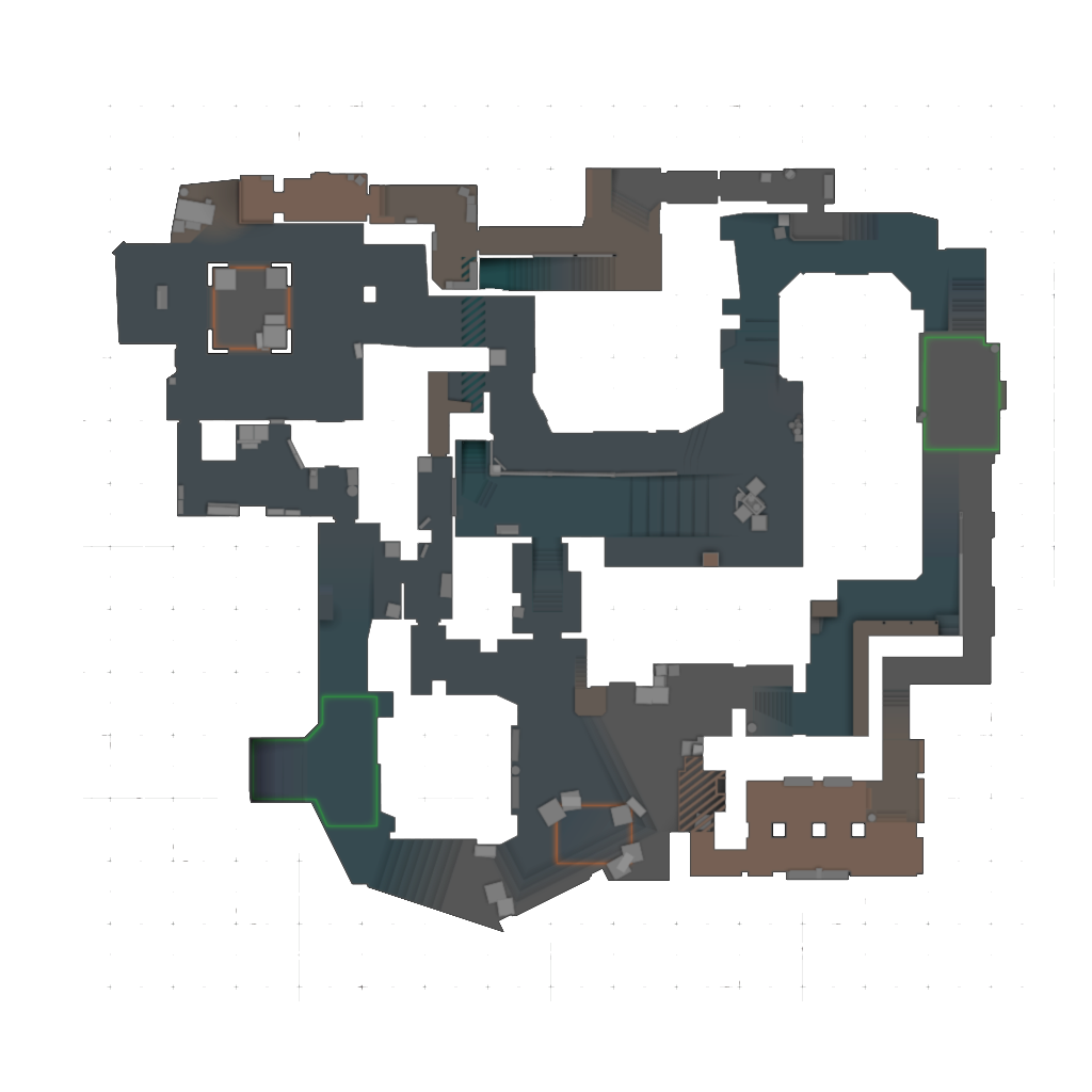 Mirage radar with enemy position heatmap